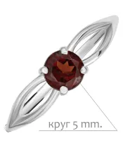 Женские Кольца_Серебро .925_ГРАНАТ__2-Лазурит-Онлайн