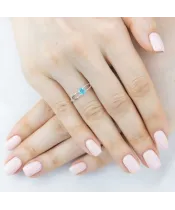 Женские Кольца_Серебро .925_АПАТИТ__5-Лазурит-Онлайн