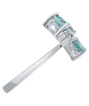 Женские Кольца_Серебро .925_ТОПАЗ_Нанокристалл_4-Лазурит-Онлайн