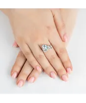 Женские Кольца_Серебро .925_ТОПАЗ_Нанокристалл_6-Лазурит-Онлайн