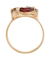 Женские Кольца_Серебро .925_ГРАНАТ_Нанокристалл_3-Лазурит-Онлайн