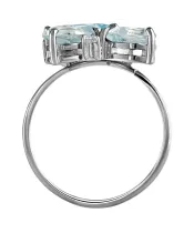 Женские Кольца_Серебро .925_ТОПАЗ_Нанокристалл_3-Лазурит-Онлайн