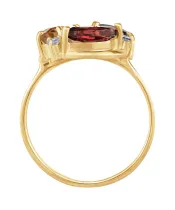 Женские Кольца_Серебро .925_ГРАНАТ_Нанокристалл_3-Лазурит-Онлайн