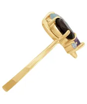 Женские Кольца_Серебро .925_АМЕТИСТ_Нанокристалл_4-Лазурит-Онлайн