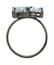 Женские Кольца_Серебро .925_ТОПАЗ_Нанокристалл_3-Лазурит-Онлайн