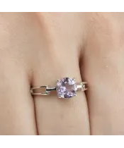 Женские Кольца_Серебро .925_АМЕТИСТ__6-Лазурит-Онлайн