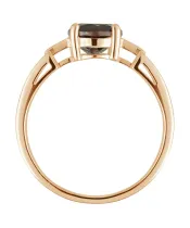 Женские Кольца_Серебро .925_РАУХТОПАЗ__4-Лазурит-Онлайн