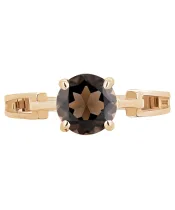 Женские Кольца_Серебро .925_РАУХТОПАЗ__3-Лазурит-Онлайн