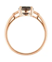 Женские Кольца_Серебро .925_РАУХТОПАЗ__4-Лазурит-Онлайн