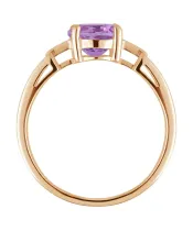 Женские Кольца_Серебро .925_АМЕТИСТ__4-Лазурит-Онлайн