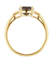 Женские Кольца_Серебро .925_РАУХТОПАЗ__4-Лазурит-Онлайн