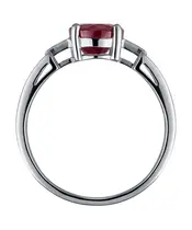 Женские Кольца_Серебро .925_РУБИН__4-Лазурит-Онлайн