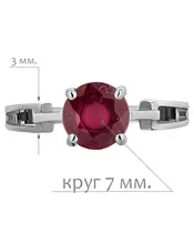 Женские Кольца_Серебро .925_РУБИН__2-Лазурит-Онлайн