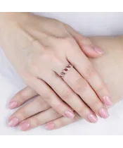 Женские Кольца_Серебро .925_ГРАНАТ__5-Лазурит-Онлайн