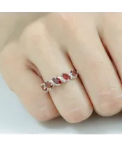 Женские Кольца_Серебро .925_ГРАНАТ__6-Лазурит-Онлайн