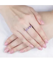 Женские Кольца_Серебро .925_АМЕТИСТ__5-Лазурит-Онлайн