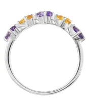 Женские Кольца_Серебро .925_АМЕТИСТ__3-Лазурит-Онлайн