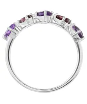 Женские Кольца_Серебро .925_АМЕТИСТ__3-Лазурит-Онлайн