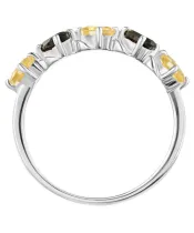 Женские Кольца_Серебро .925_РАУХТОПАЗ__3-Лазурит-Онлайн