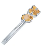 Женские Кольца_Серебро .925_ЦИТРИН__5-Лазурит-Онлайн