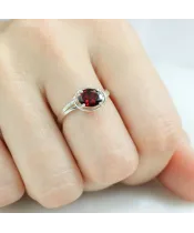 Женские Кольца_Серебро .925_ГРАНАТ__6-Лазурит-Онлайн