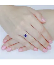 Женские Кольца_Серебро .925_САПФИР__5-Лазурит-Онлайн