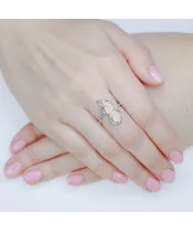 Женские Кольца_Серебро .925_ОПАЛ__5-Лазурит-Онлайн