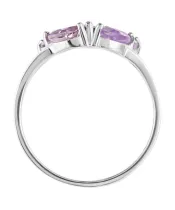 Женские Кольца_Серебро .925_АМЕТИСТ__3-Лазурит-Онлайн