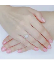 Женские Кольца_Серебро .925_ЛУННЫЙ КАМЕНЬ__5-Лазурит-Онлайн