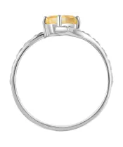 Женские Кольца_Серебро .925_ЦИТРИН__4-Лазурит-Онлайн