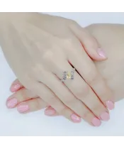 Женские Кольца_Серебро .925_ЦИТРИН__5-Лазурит-Онлайн