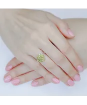 Женские Кольца_Серебро .925_ХРИЗОЛИТ__5-Лазурит-Онлайн