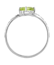 Женские Кольца_Серебро .925_ХРИЗОЛИТ__3-Лазурит-Онлайн