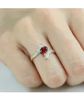 Женские Кольца_Серебро .925_ГРАНАТ__6-Лазурит-Онлайн