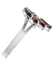 Женские Кольца_Серебро .925_ГРАНАТ__4-Лазурит-Онлайн