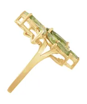 Женские Кольца_Серебро .925_ХРИЗОЛИТ__3-Лазурит-Онлайн