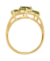 Женские Кольца_Серебро .925_ХРИЗОЛИТ__4-Лазурит-Онлайн