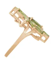 Женские Кольца_Серебро .925_ХРИЗОЛИТ__4-Лазурит-Онлайн