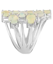 Женские Кольца_Серебро .925_ОПАЛ__3-Лазурит-Онлайн