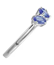 Женские Кольца_Серебро .925_ТАНЗАНИТ__3-Лазурит-Онлайн