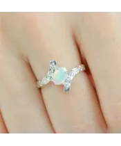 Женские Кольца_Серебро .925_ОПАЛ__6-Лазурит-Онлайн