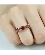 Женские Кольца_Серебро .925_ГРАНАТ__6-Лазурит-Онлайн