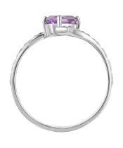 Женские Кольца_Серебро .925_АМЕТИСТ__4-Лазурит-Онлайн