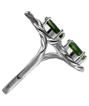 Женские Кольца_Серебро .925_ХРОМДИОПСИД__5-Лазурит-Онлайн