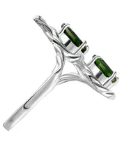 Женские Кольца_Серебро .925_ХРОМДИОПСИД__5-Лазурит-Онлайн