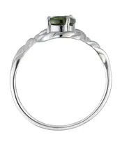 Женские Кольца_Серебро .925_ХРОМДИОПСИД__4-Лазурит-Онлайн