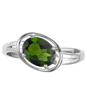 Женские Кольца_Серебро .925_ХРОМДИОПСИД__3-Лазурит-Онлайн