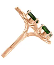 Женские Кольца_Серебро .925_ХРОМДИОПСИД__5-Лазурит-Онлайн