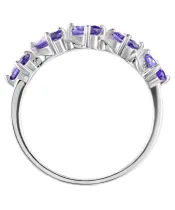 Женские Кольца_Серебро .925__Нанокристалл_4-Лазурит-Онлайн