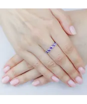 Женские Кольца_Серебро .925__Нанокристалл_5-Лазурит-Онлайн